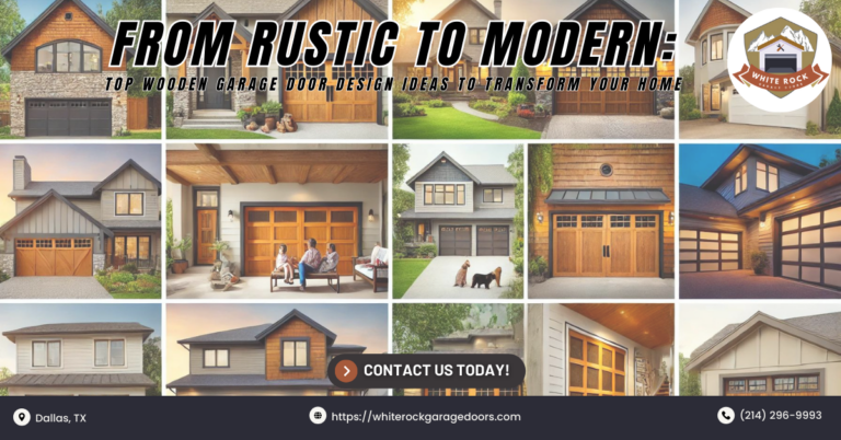 From Rustic to Modern: Top Wooden Garage Door Design Ideas to Transform Your Home 1 White Rock Garage Doors 1