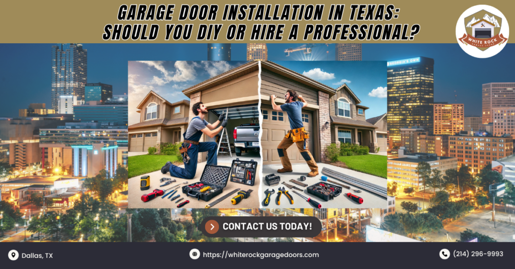 Garage Door Installation in Texas: Should You DIY or Hire a Professional? 1 White Rock Garage Doors