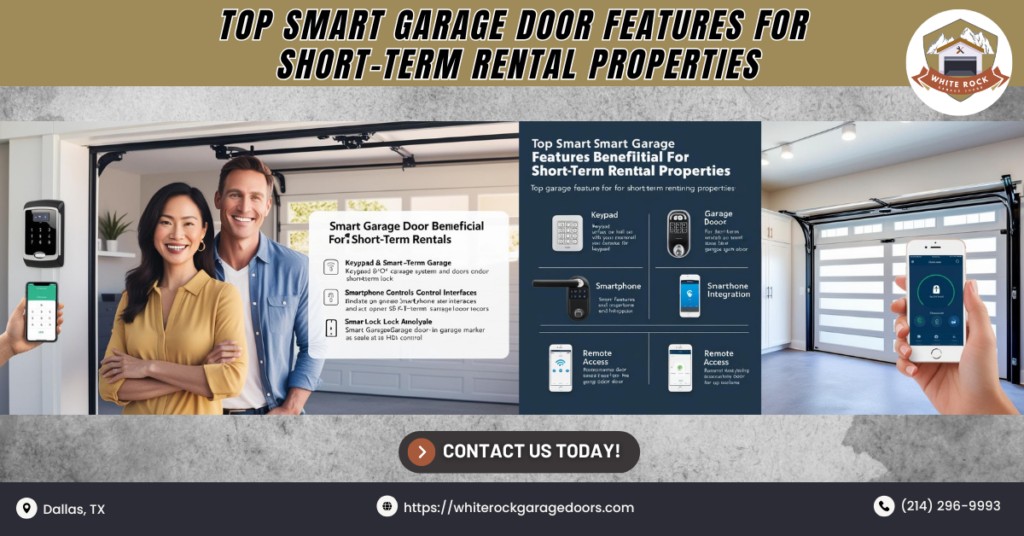 Top Smart Garage Door Features for Short-Term Rental Properties 1 smart garage door